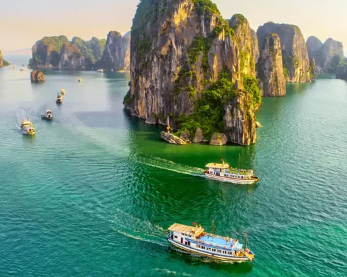 Small Group Halong Bay Islands, Caves, Kayak Tour from Hanoi